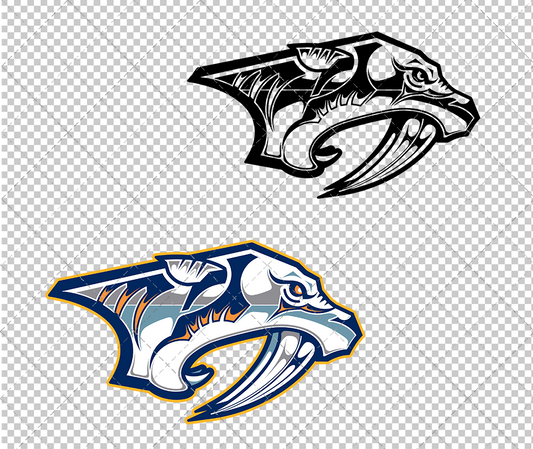 Nashville Predators 1998, Svg, Dxf, Eps, Png - SvgShopArt