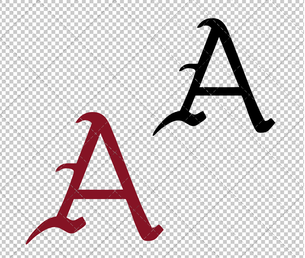 Arkansas Razorbacks Alternate 2014 004, Svg, Dxf, Eps, Png - SvgShopArt