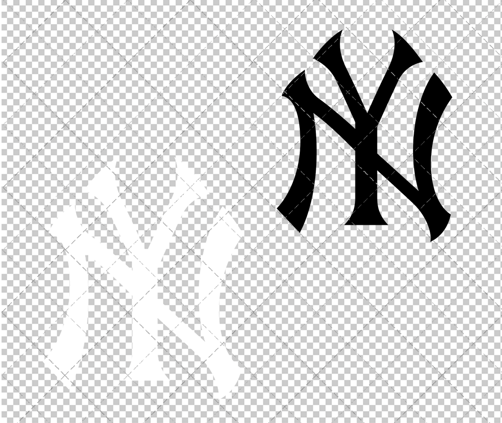 New York Yankees Cap 1949, Svg, Dxf, Eps, Png - SvgShopArt