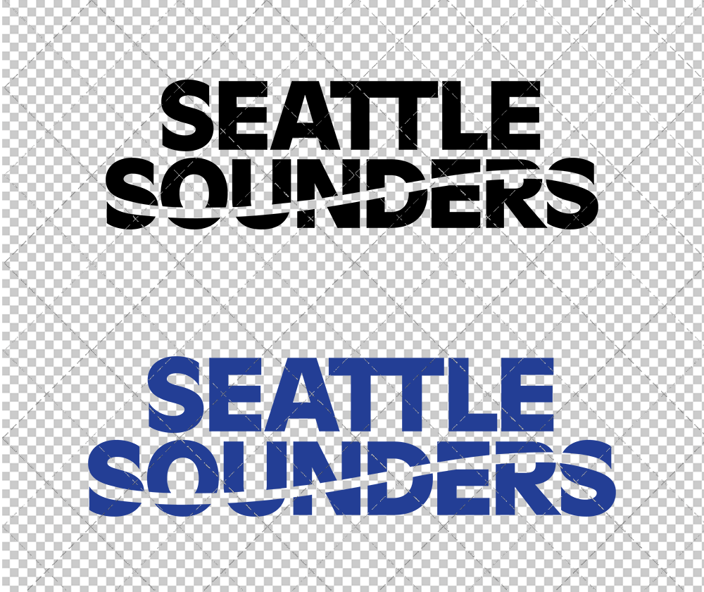 Seattle Sounders FC Wordmark 2024, Svg, Dxf, Eps, Png - SvgShopArt