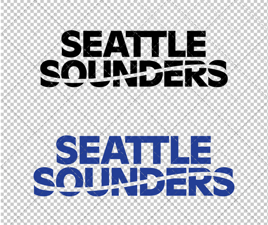 Seattle Sounders FC Wordmark 2024, Svg, Dxf, Eps, Png - SvgShopArt