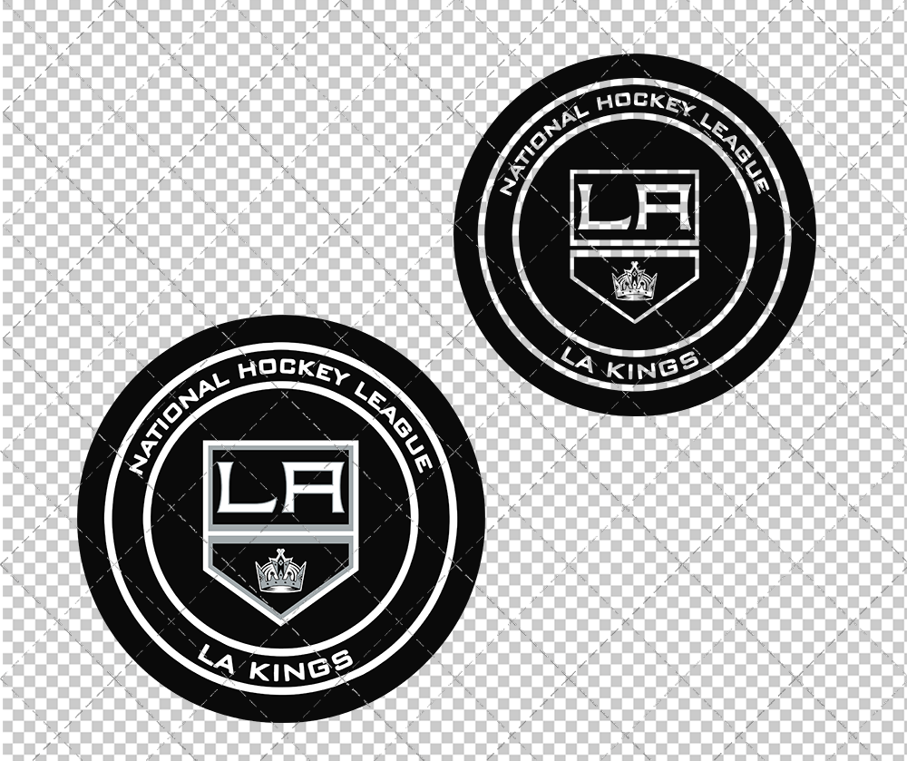 Los Angeles Kings Circle 2019 002, Svg, Dxf, Eps, Png - SvgShopArt