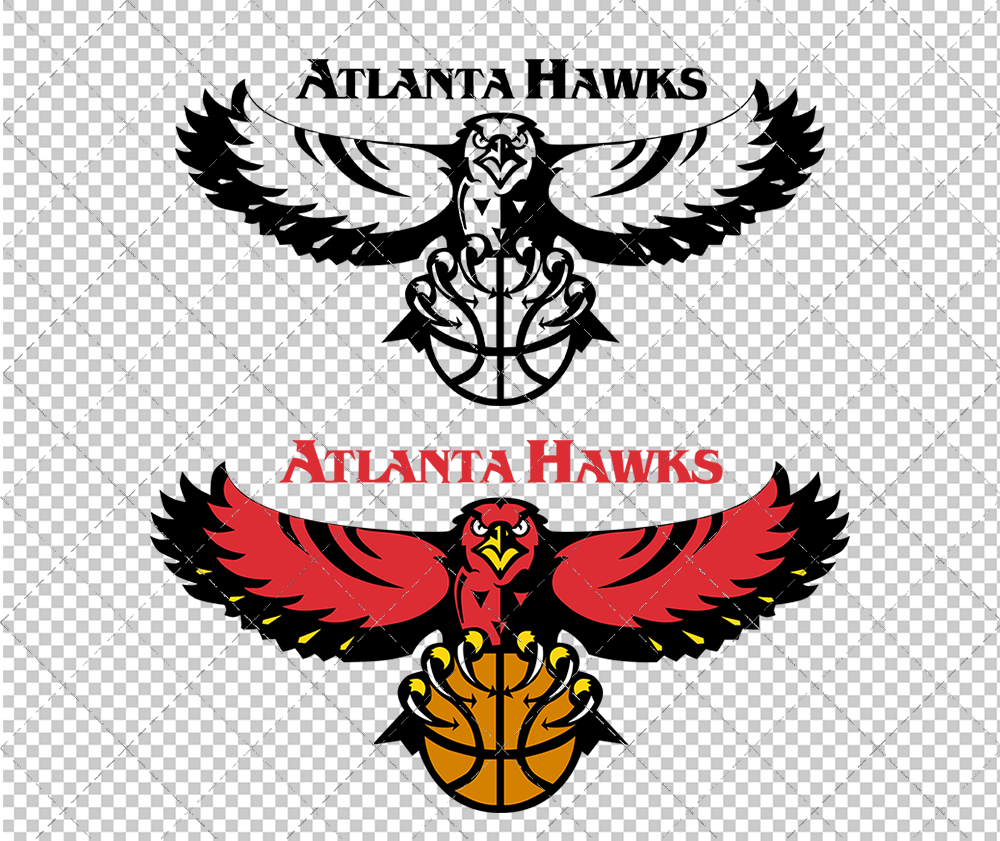 Atlanta Hawks 1995, Svg, Dxf, Eps, Png - SvgShopArt