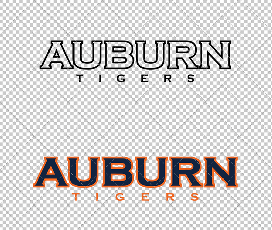 Auburn Tigers Wordmark 2006, Svg, Dxf, Eps, Png - SvgShopArt