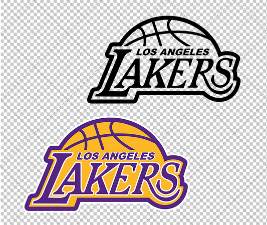 Los Angeles Lakers Concept 2001 010, Svg, Dxf, Eps, Png - SvgShopArt