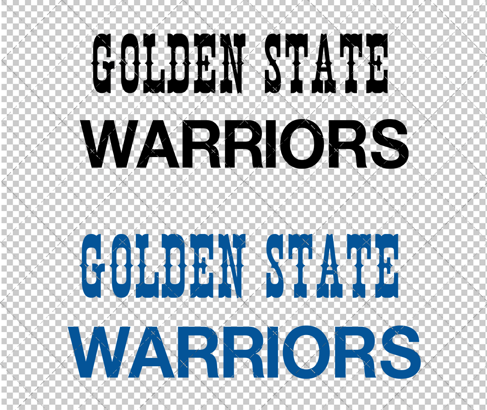 Golden State Warriors Wordmark 1971, Svg, Dxf, Eps, Png - SvgShopArt