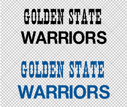 Golden State Warriors Wordmark 1971, Svg, Dxf, Eps, Png - SvgShopArt
