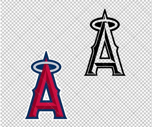 Los Angeles Angels 2005, Svg, Dxf, Eps, Png - SvgShopArt