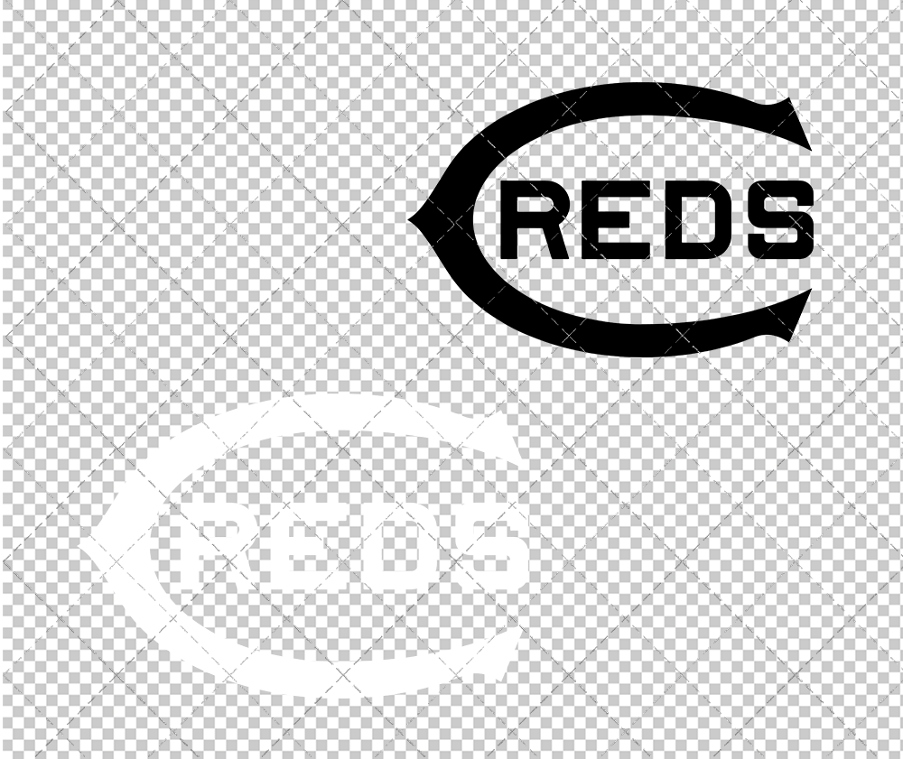 Cincinnati Reds Secondary 1913, Svg, Dxf, Eps, Png - SvgShopArt