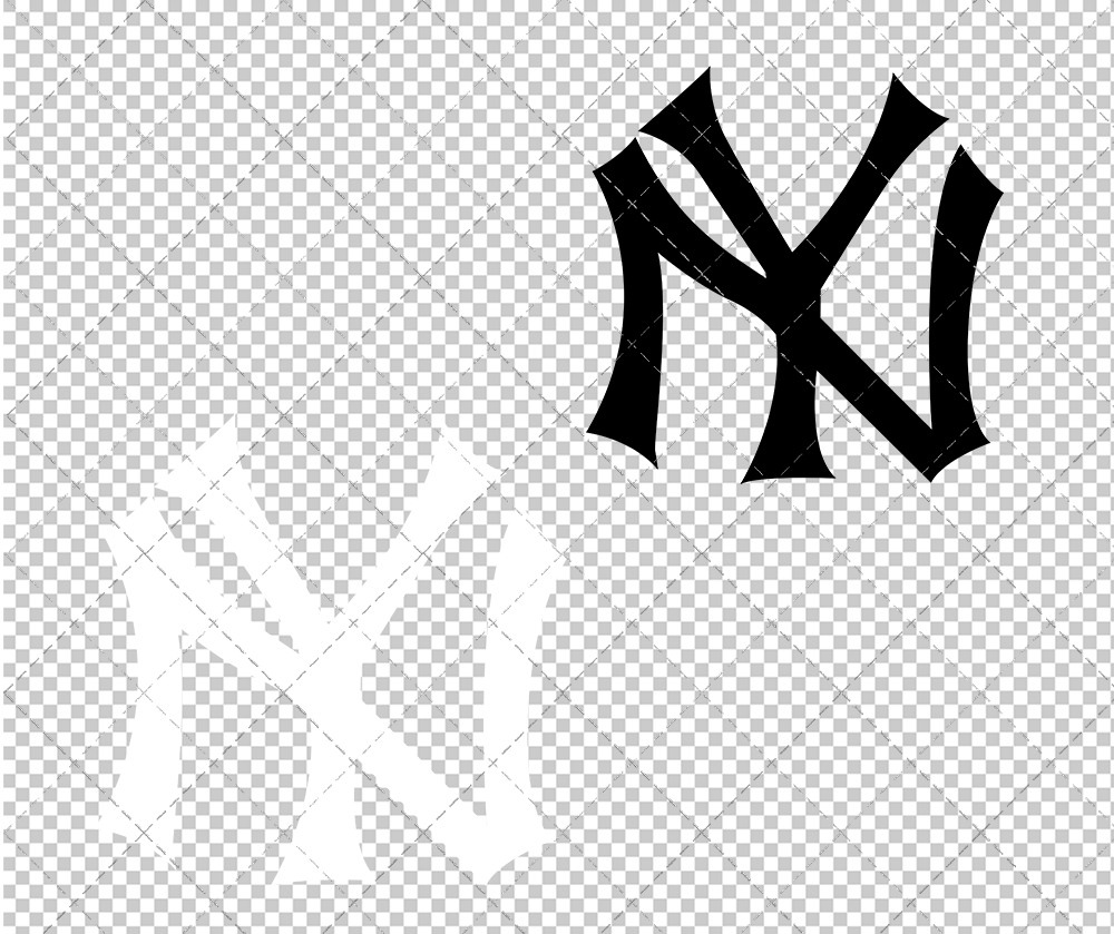 New York Yankees Cap 1934, Svg, Dxf, Eps, Png - SvgShopArt