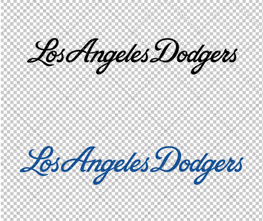 Los Angeles Dodgers Wordmark 2011, Svg, Dxf, Eps, Png - SvgShopArt