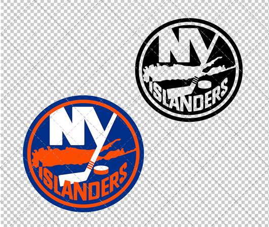 New York Islanders 2017, Svg, Dxf, Eps, Png - SvgShopArt