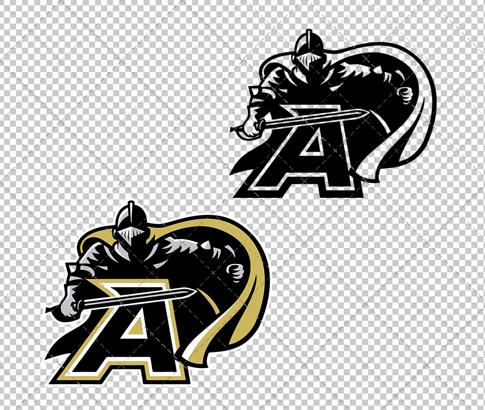 Army Black Knights Alternate 2005 004, Svg, Dxf, Eps, Png - SvgShopArt