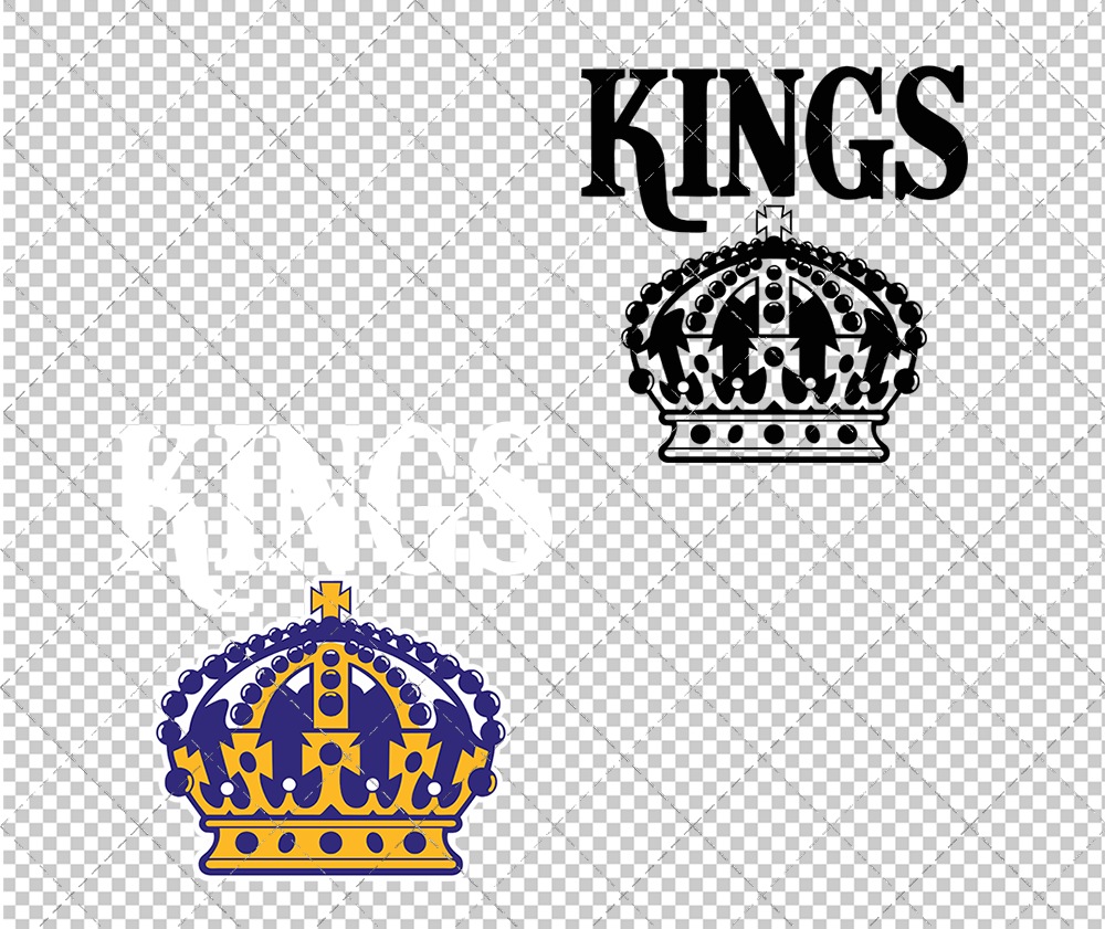 Los Angeles Kings Concept 1967 002, Svg, Dxf, Eps, Png - SvgShopArt