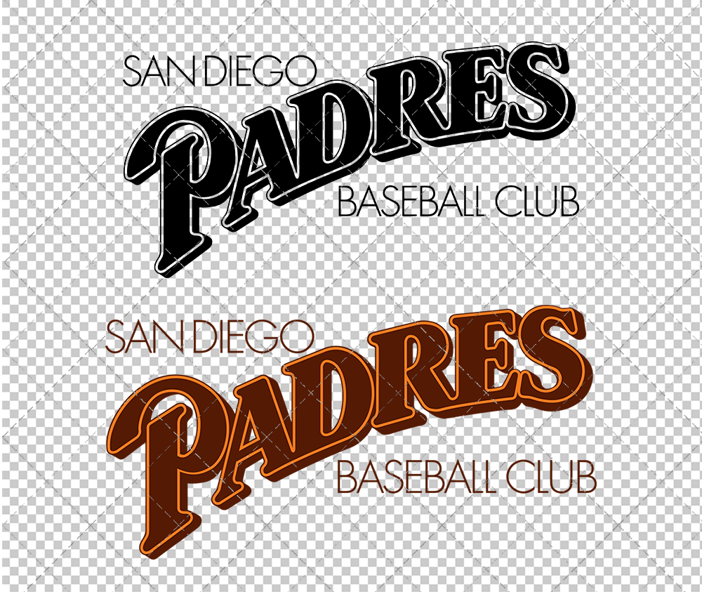 San Diego Padres 1985, Svg, Dxf, Eps, Png - SvgShopArt