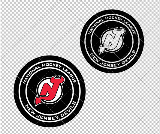 New Jersey Devils Circle 1999 003, Svg, Dxf, Eps, Png - SvgShopArt