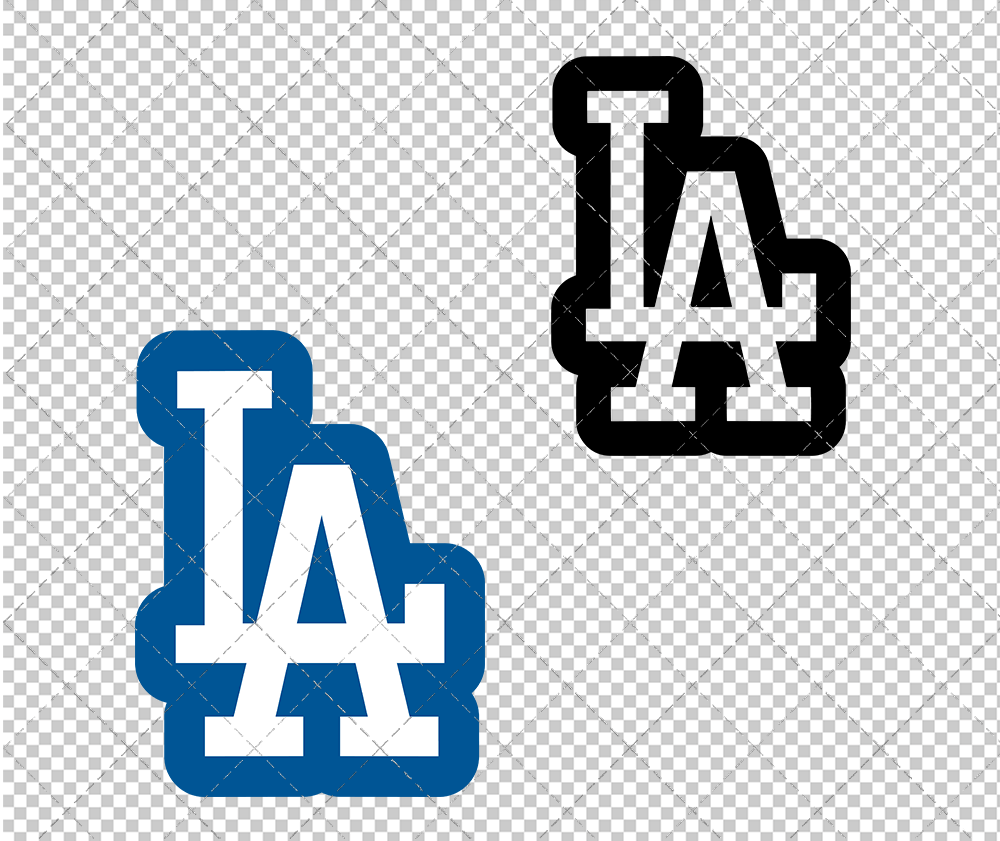 Los Angeles Dodgers Concept 2012 002, Svg, Dxf, Eps, Png - SvgShopArt