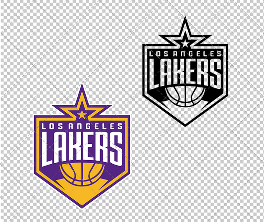 Los Angeles Lakers Concept 2001 011, Svg, Dxf, Eps, Png - SvgShopArt