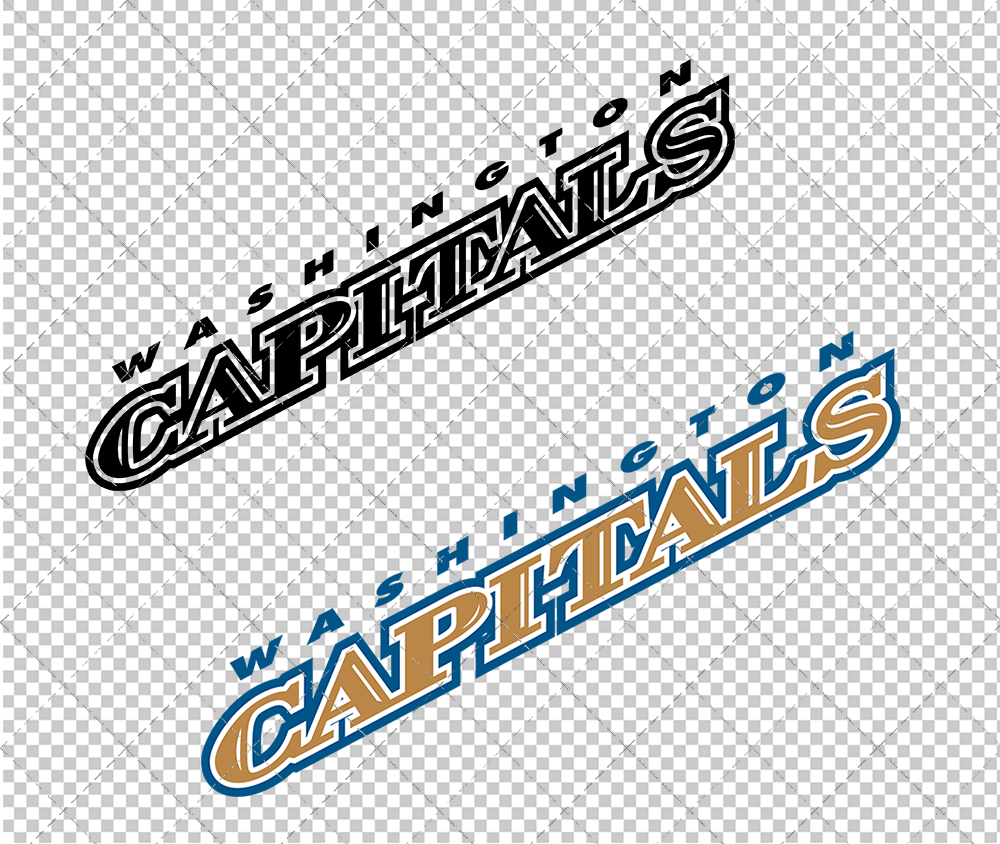 Washington Capitals Wordmark 1995, Svg, Dxf, Eps, Png - SvgShopArt