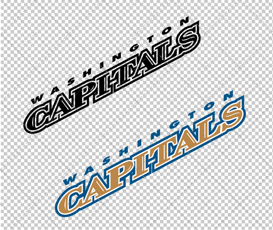 Washington Capitals Wordmark 1995, Svg, Dxf, Eps, Png - SvgShopArt