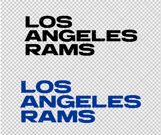 Los Angeles Rams Wordmark 2020, Svg, Dxf, Eps, Png - SvgShopArt