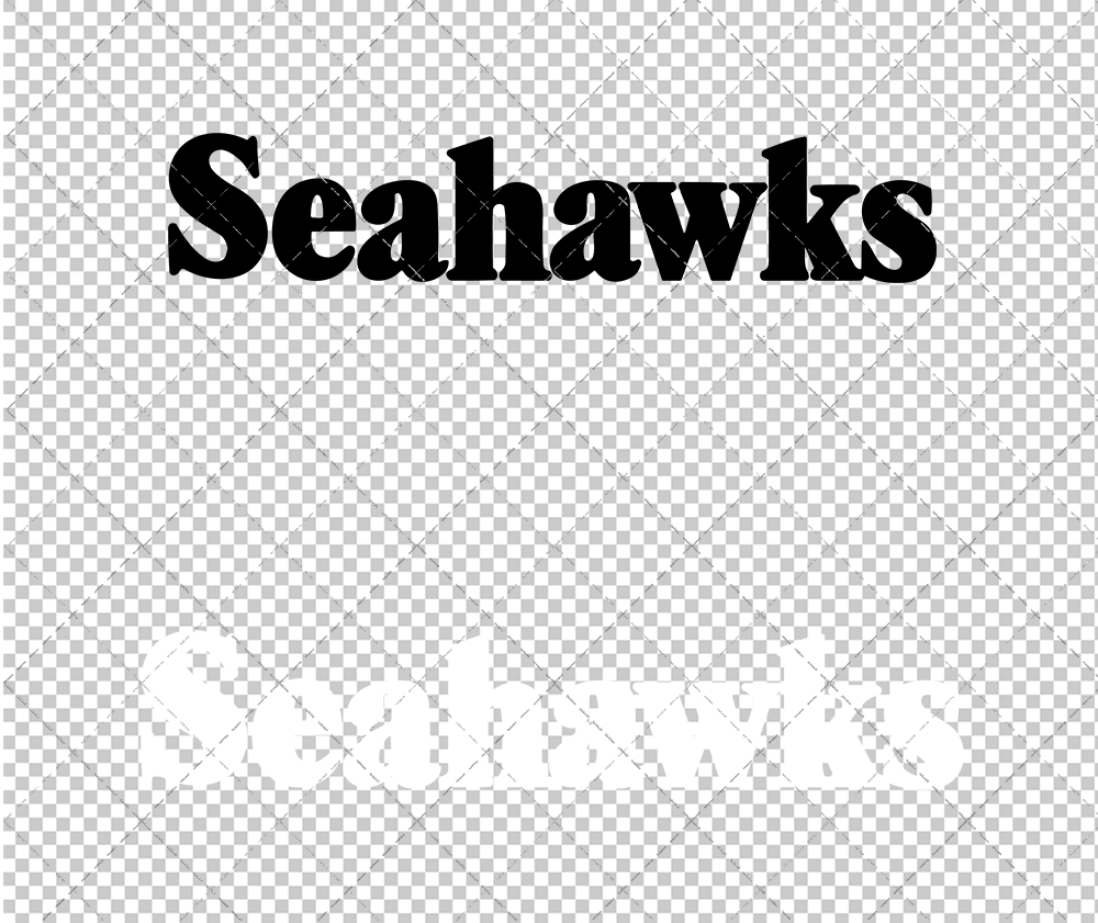 Seattle Seahawks Wordmark 1976 003, Svg, Dxf, Eps, Png - SvgShopArt