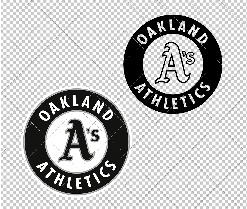 Oakland Athletics Concept 1993 004, Svg, Dxf, Eps, Png - SvgShopArt