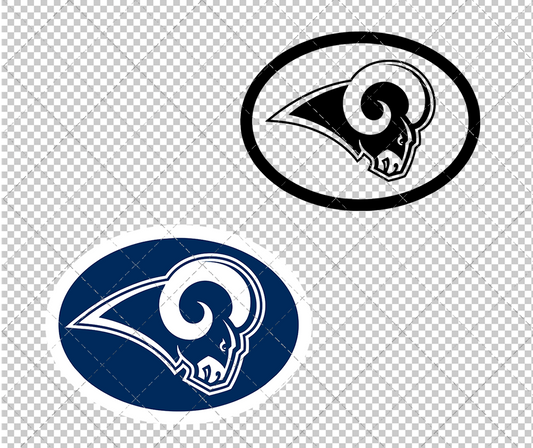 Los Angeles Rams Concept 2017, Svg, Dxf, Eps, Png - SvgShopArt