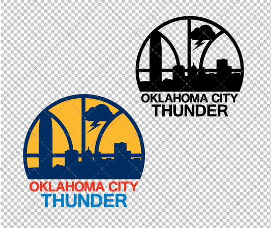 Oklahoma City Thunder Concept 2008 007, Svg, Dxf, Eps, Png - SvgShopArt