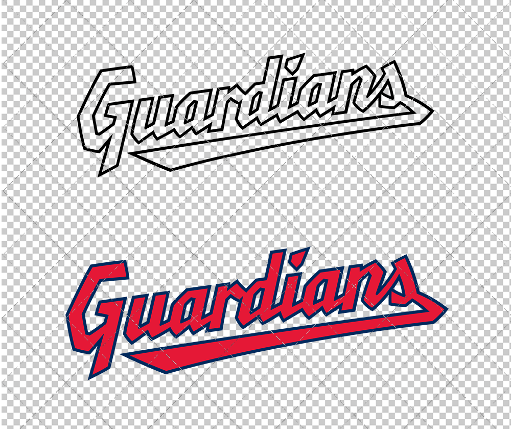 Cleveland Guardians Wordmark 2022, Svg, Dxf, Eps, Png - SvgShopArt