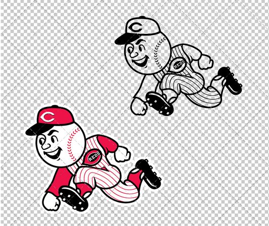 Cincinnati Reds Alternate 1999 003, Svg, Dxf, Eps, Png - SvgShopArt