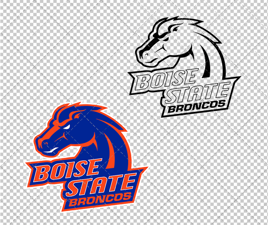 Boise State Broncos Secondary 2002 013, Svg, Dxf, Eps, Png