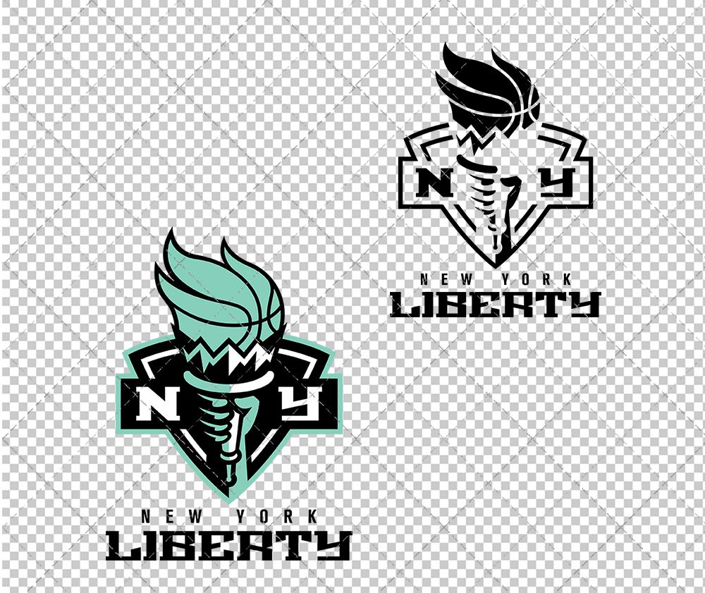 New York Liberty 2020, Svg, Dxf, Eps, Png - SvgShopArt