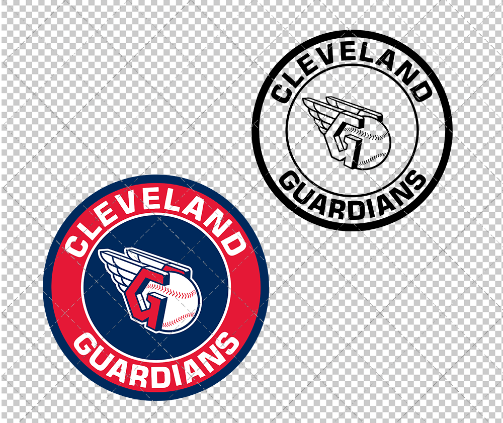 Cleveland Guardians Circle 2022, Svg, Dxf, Eps, Png - SvgShopArt