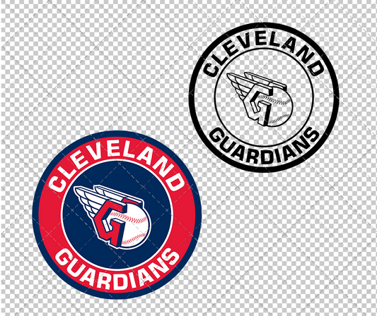 Cleveland Guardians Circle 2022, Svg, Dxf, Eps, Png - SvgShopArt