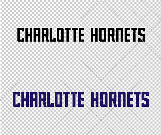 Charlotte Hornets Wordmark 2014 003, Svg, Dxf, Eps, Png - SvgShopArt