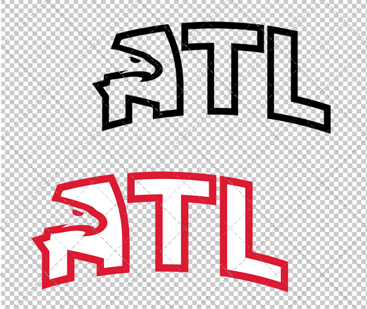 Atlanta Hawks Concept 2015, Svg, Dxf, Eps, Png - SvgShopArt