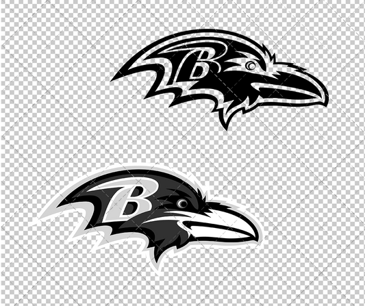 Baltimore Ravens Concept 1999 005, Svg, Dxf, Eps, Png - SvgShopArt