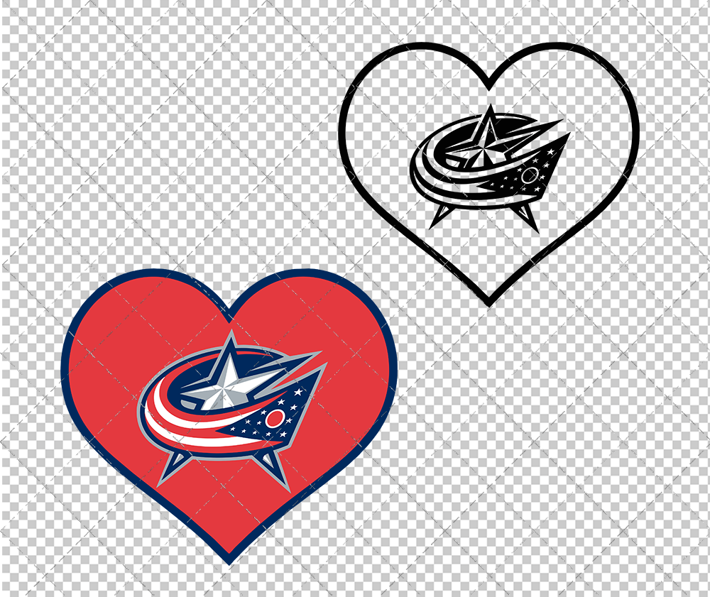 Columbus Blue Jackets Concept 2007 003, Svg, Dxf, Eps, Png - SvgShopArt