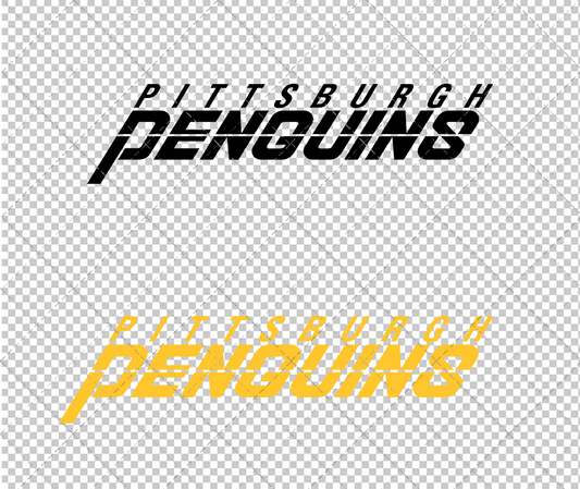 Pittsburgh Penguins Wordmark 1992 002, Svg, Dxf, Eps, Png - SvgShopArt