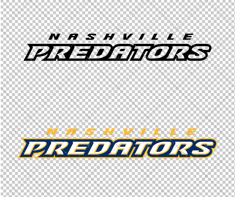 Nashville Predators Wordmark 2011, Svg, Dxf, Eps, Png - SvgShopArt