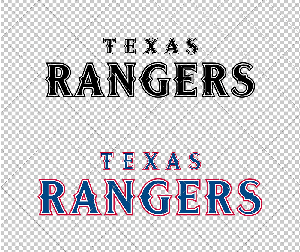 Texas Rangers Wordmark 1994, Svg, Dxf, Eps, Png - SvgShopArt