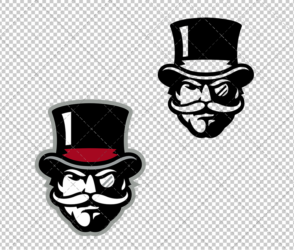 Austin Peay Governors Alternate 2014 003, Svg, Dxf, Eps, Png - SvgShopArt