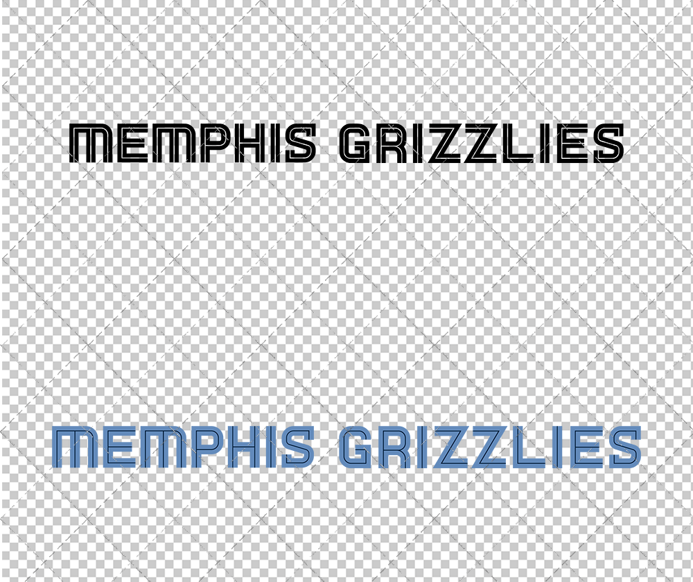 Memphis Grizzlies Wordmark 2018 004, Svg, Dxf, Eps, Png - SvgShopArt