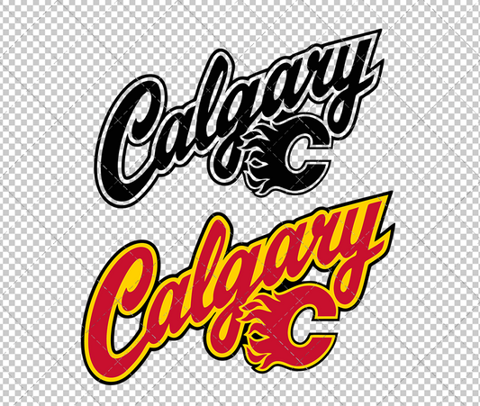 Calgary Flames Jersey 2013 002, Svg, Dxf, Eps, Png - SvgShopArt