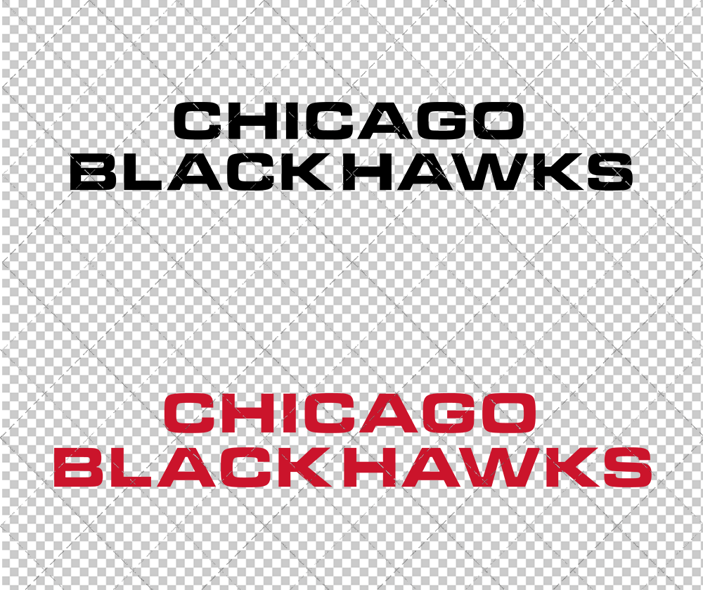 Chicago Blackhawks Wordmark 1968, Svg, Dxf, Eps, Png - SvgShopArt