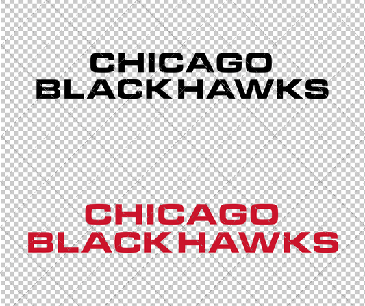 Chicago Blackhawks Wordmark 1968, Svg, Dxf, Eps, Png - SvgShopArt