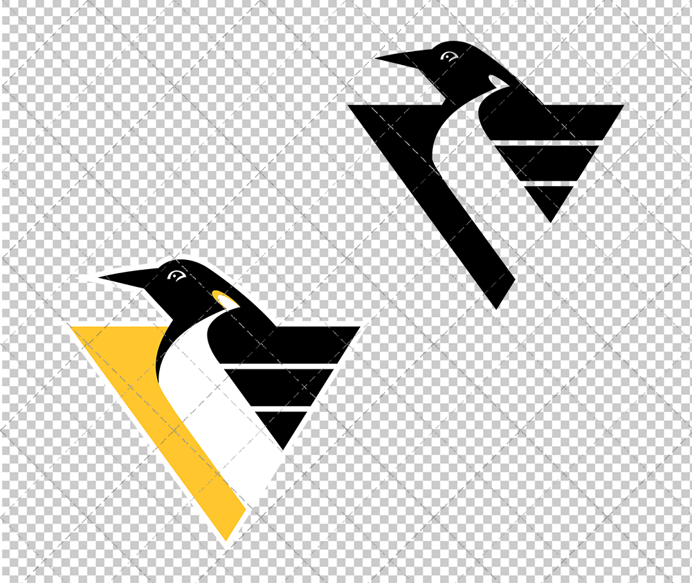 Pittsburgh Penguins 1997, Svg, Dxf, Eps, Png - SvgShopArt