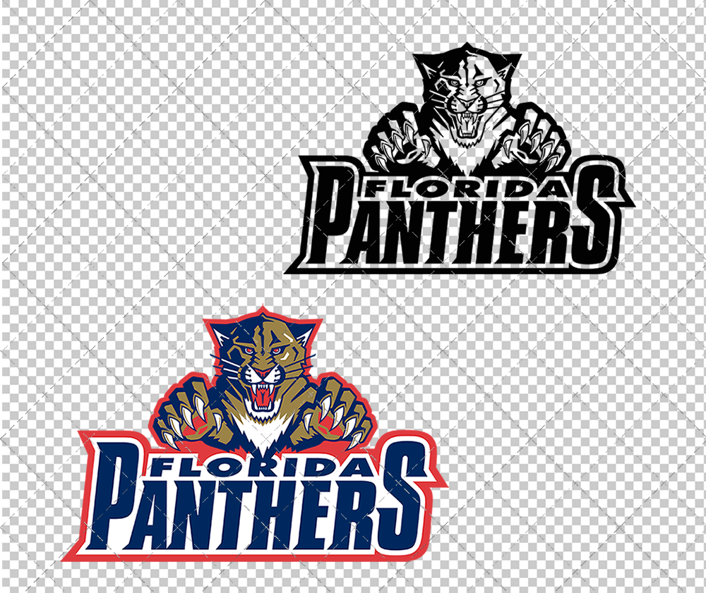 Florida Panthers Alternate 1993 004, Svg, Dxf, Eps, Png - SvgShopArt