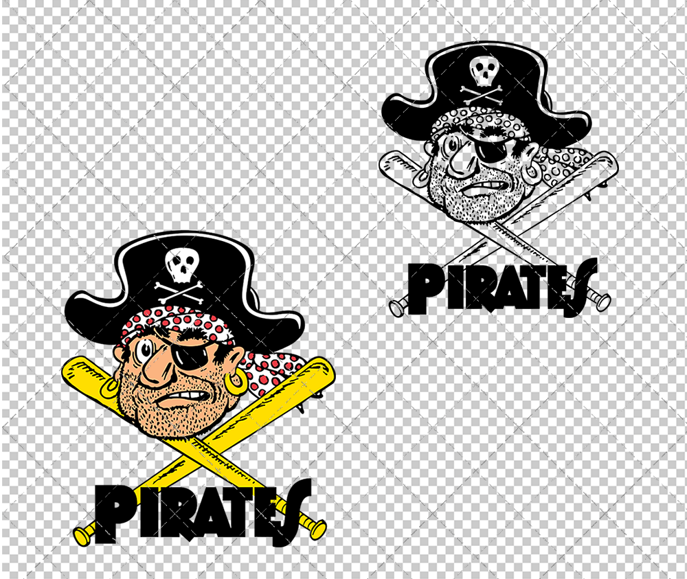 Pittsburgh Pirates 1958, Svg, Dxf, Eps, Png - SvgShopArt